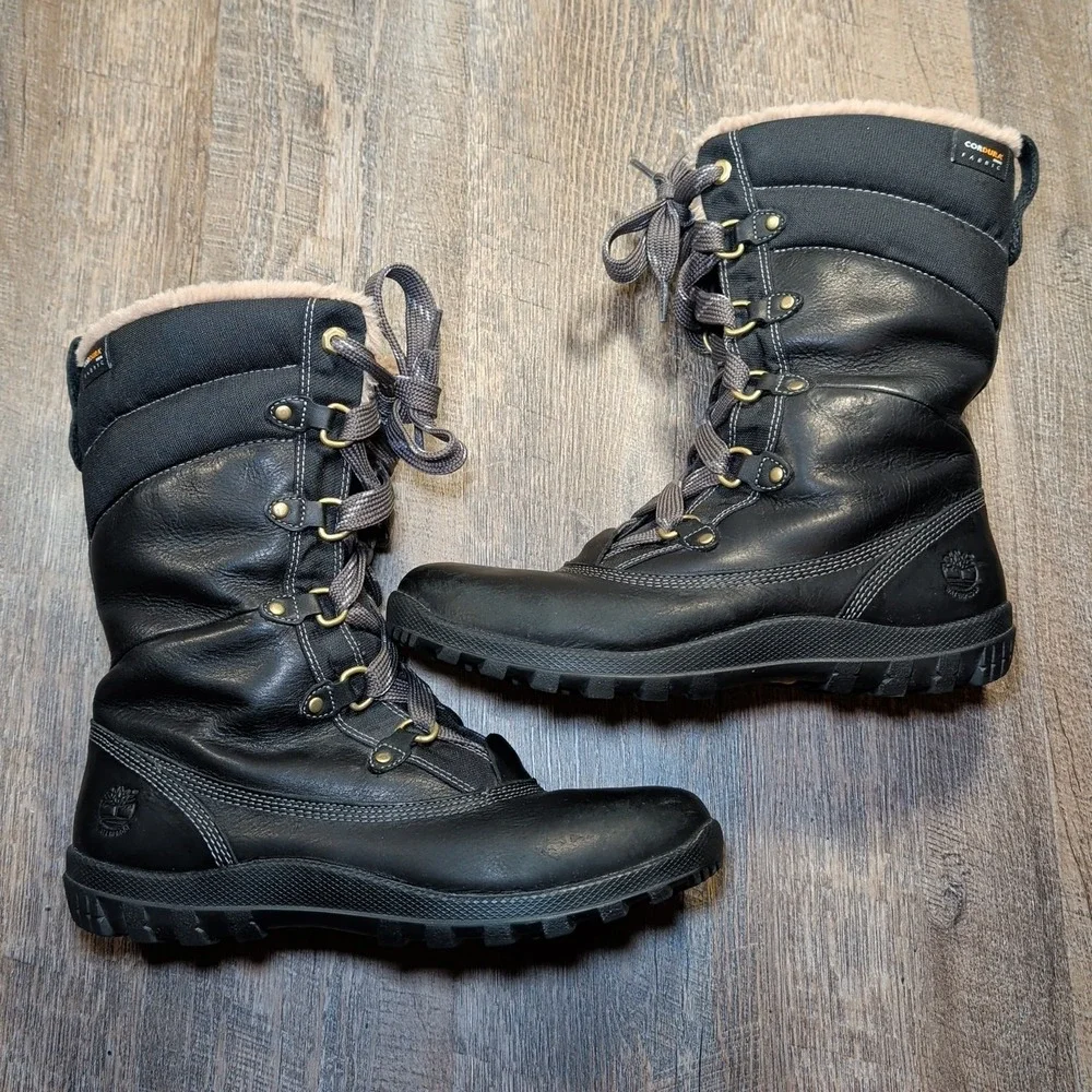 Timberland Mount Hope Waterproof Mid Leather Winter Snow Boots Womens Size 11